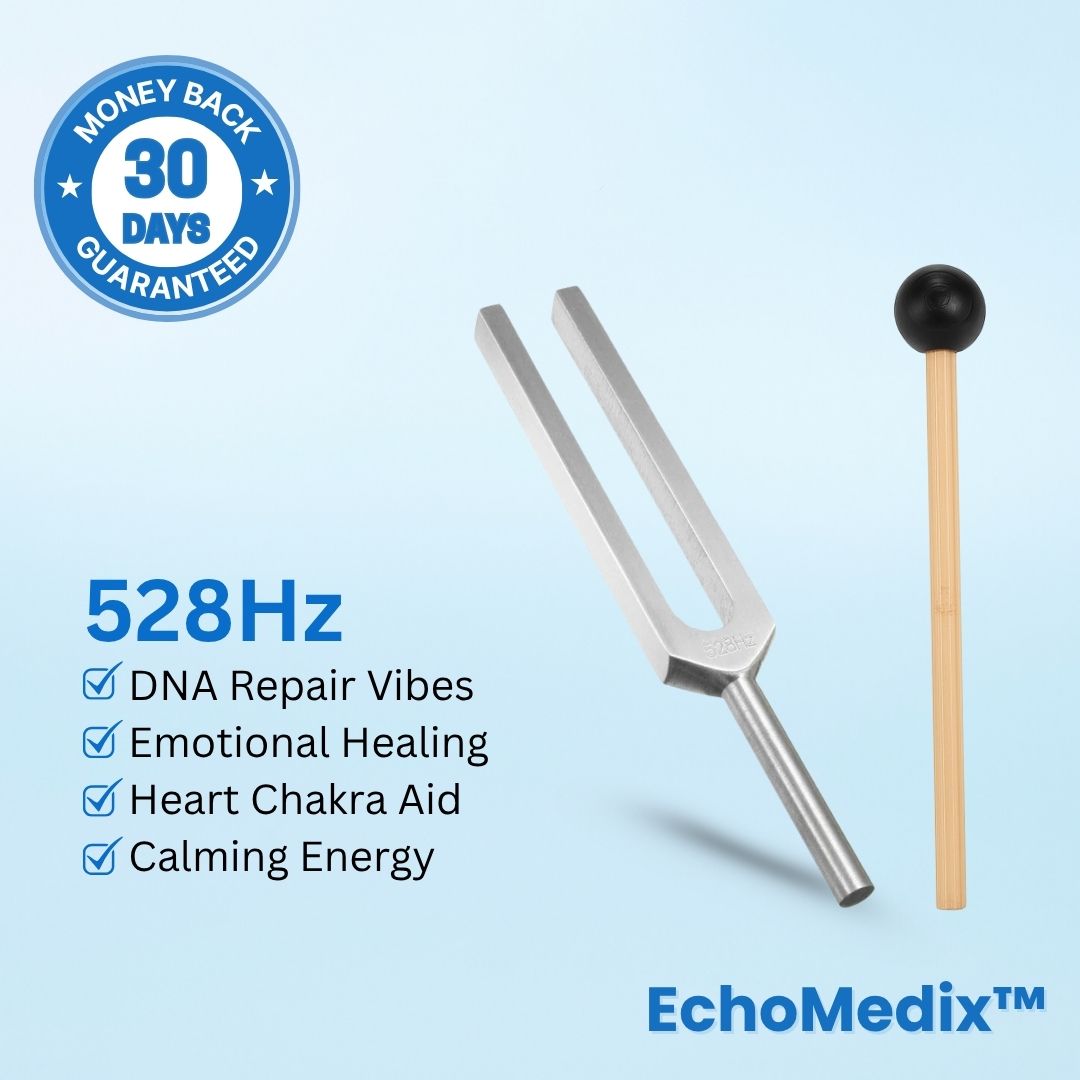 128 Hz Tuning Fork Set Weighted Bio-Acoustic Tuning Fork for Healing Chakra,Sound Therapy,Reliever Stress