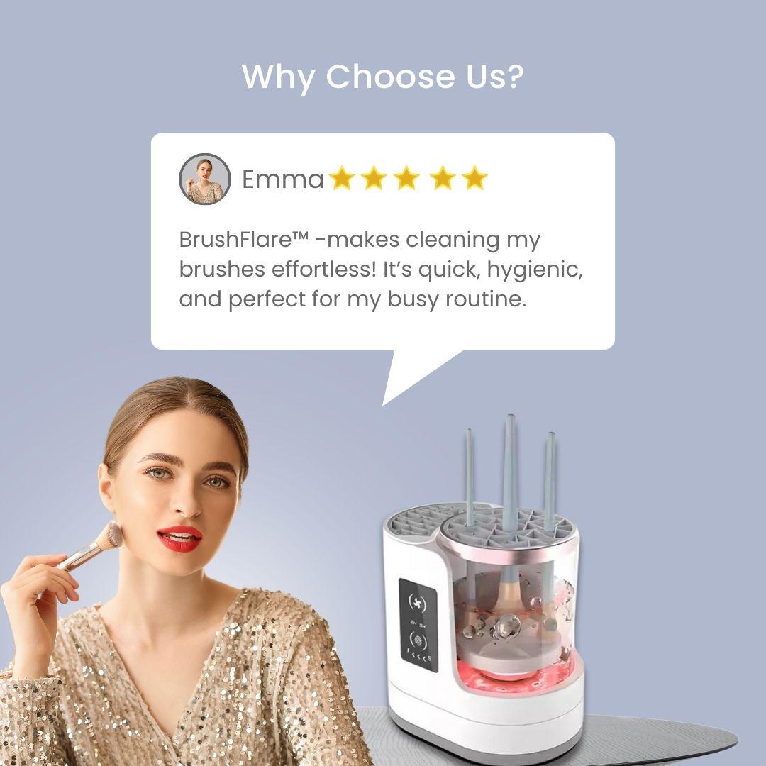 BrushFlare™ - Electric Brush Cleaner