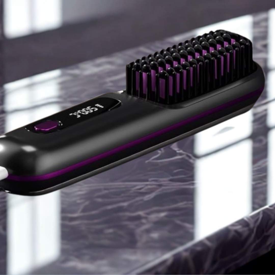 StraightVue™ - Cordless Hair Straightener Brush