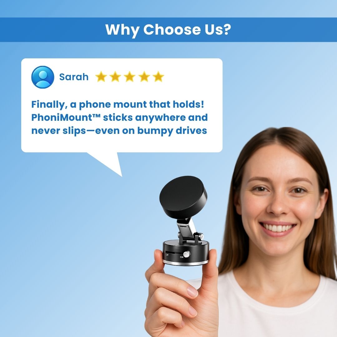 PhoniMount™ - Universal Suction Phone Holder